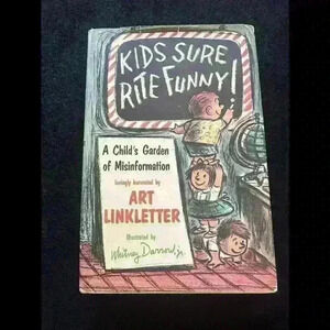 Vintage 1st Edition Kids Sure Rite Funny! 1962 Hardcover Fair Condition